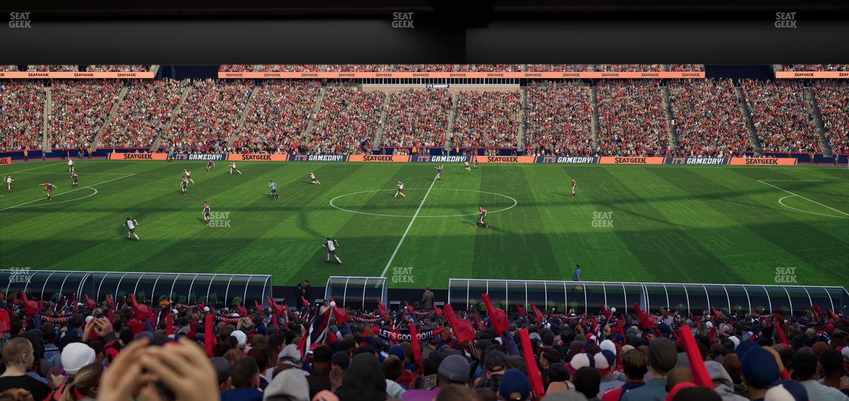 Gillette Stadium - Section 109 Seat View