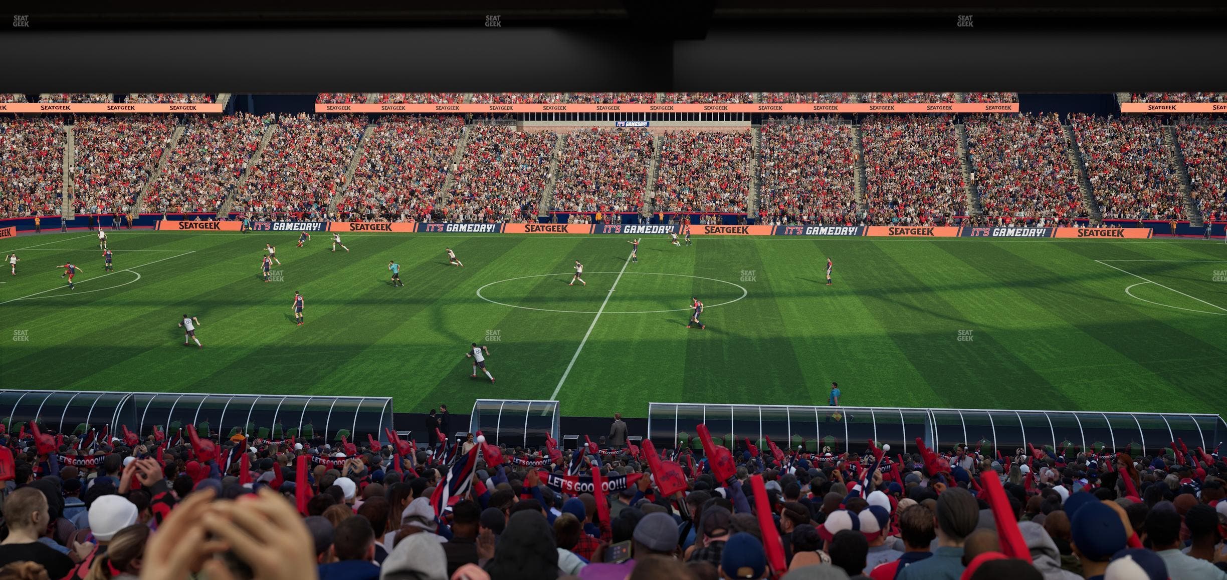 Gillette Stadium - Section 109 Seat View