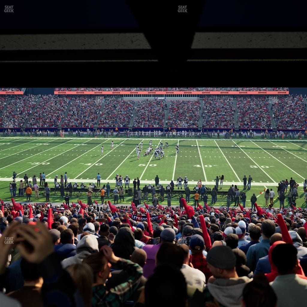 Gillette Stadium - Section 109 Seat View