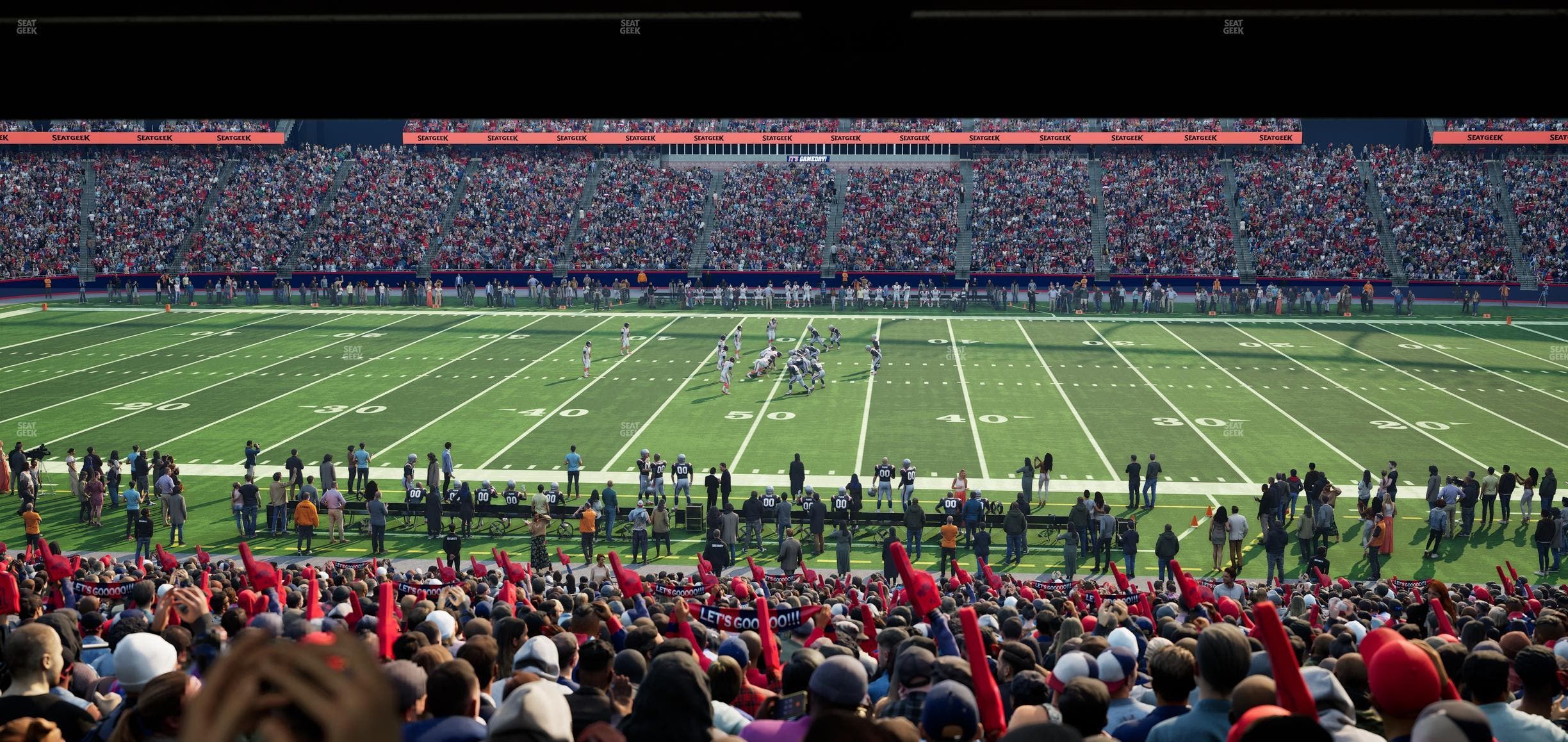 Gillette Stadium - Section 109 Seat View
