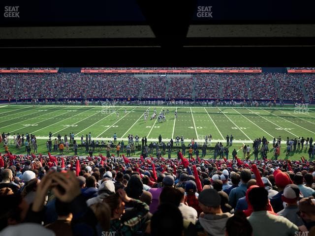 Gillette Stadium - Section 109 Seat View Gillette Stadium - Section 109 Seat View