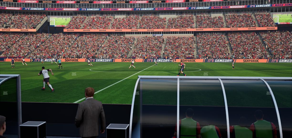 Gillette Stadium - Section 109 Seat View