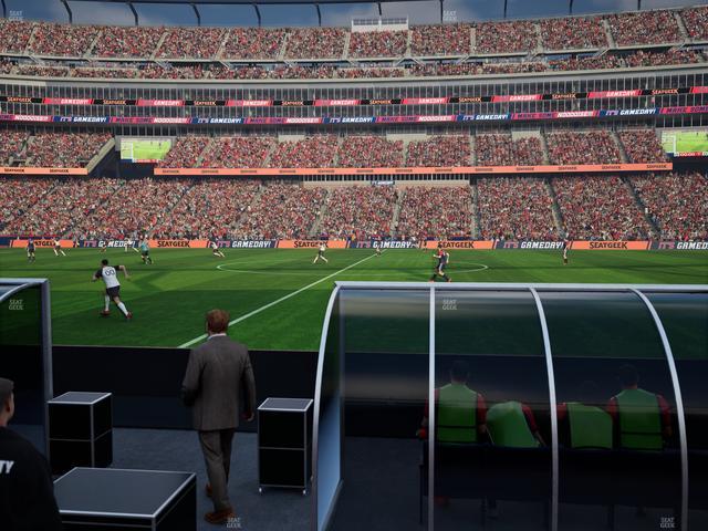 Gillette Stadium - Section 109 Seat View