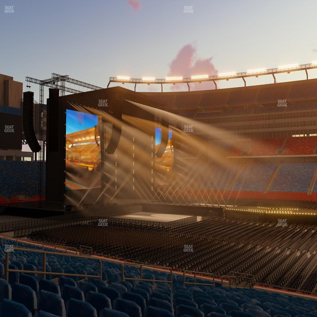 Gillette Stadium - Section 109 Seat View