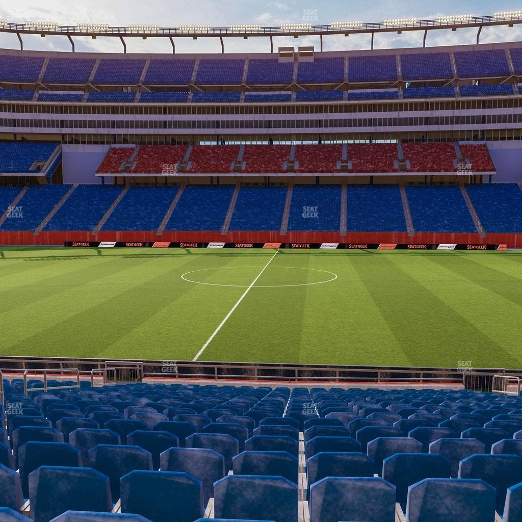 Gillette Stadium - Section 109 Seat View