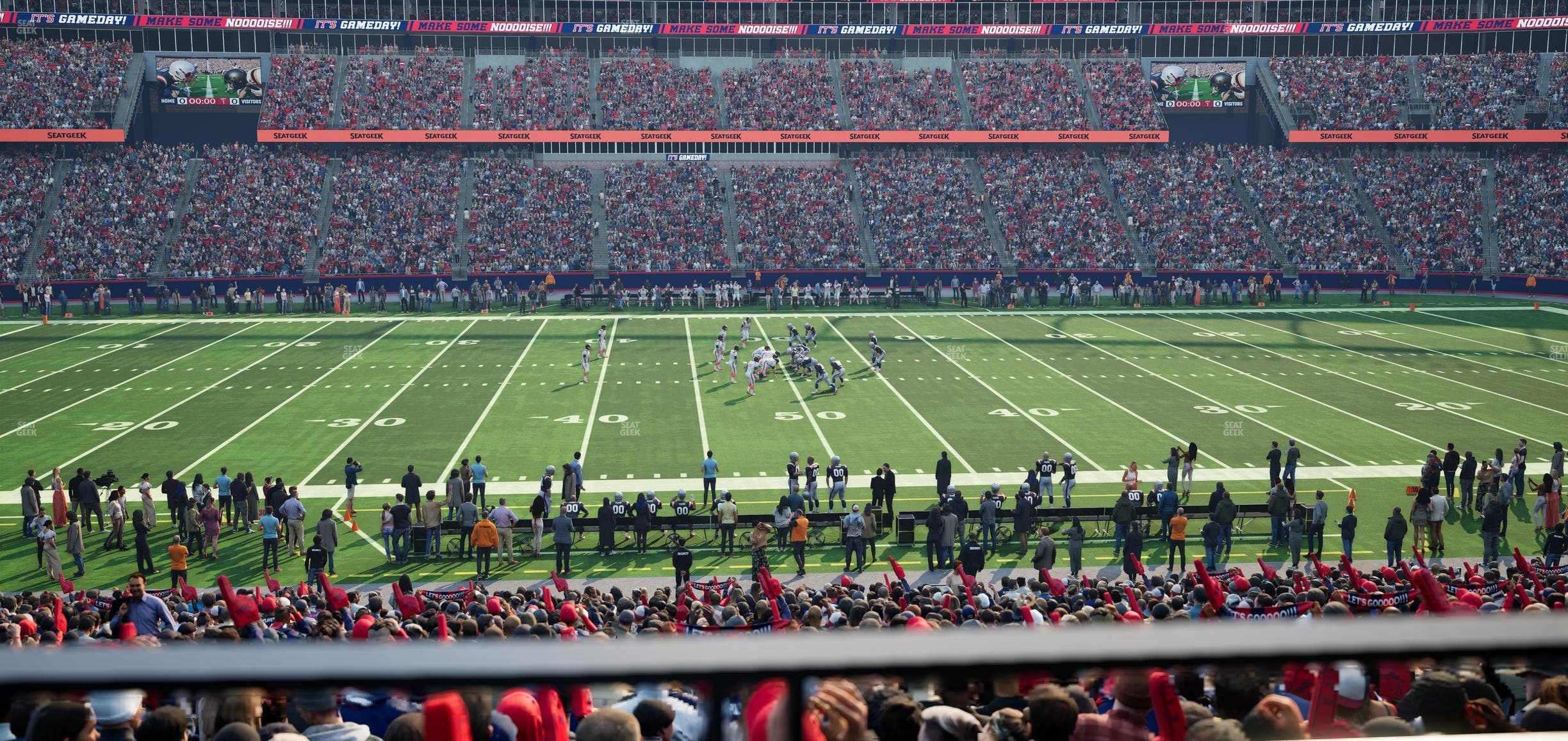 Gillette Stadium - Section 110 Seat View