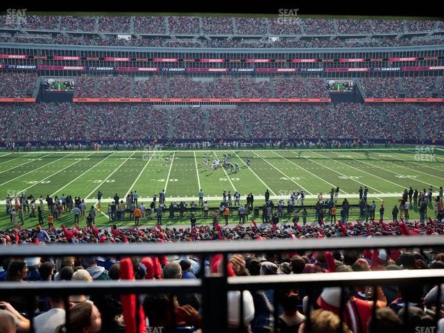 Gillette Stadium - Section 110 Seat View Gillette Stadium - Section 110 Seat View