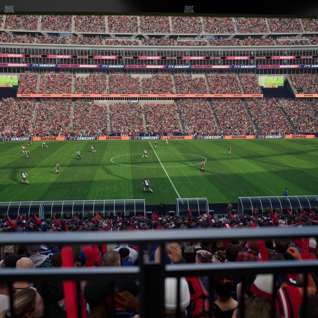 Gillette Stadium - Section 110 Seat View