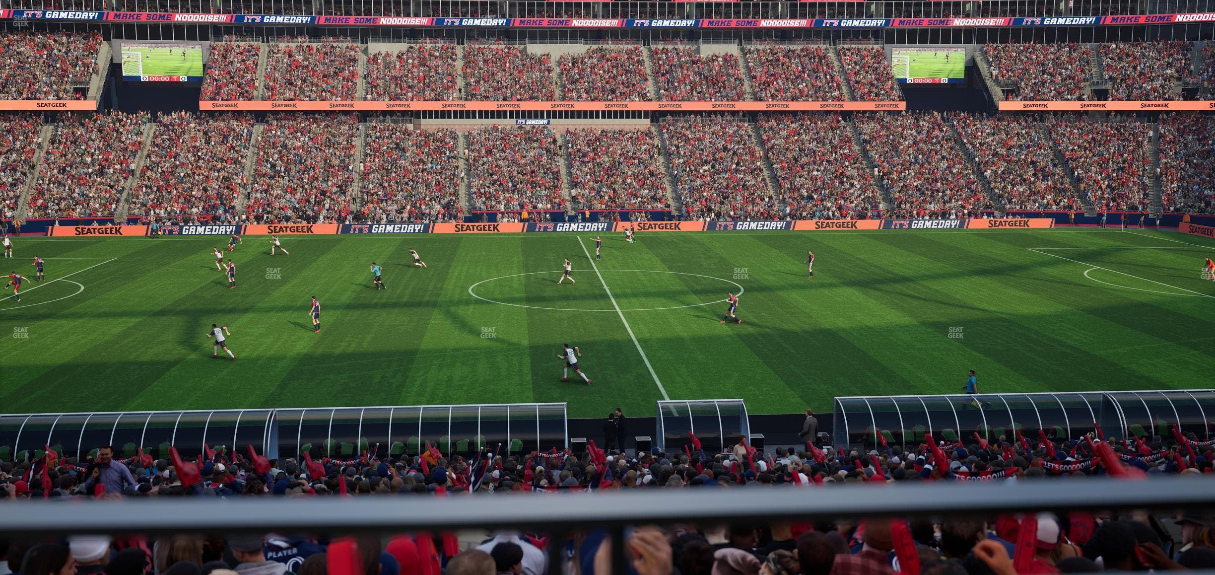 Gillette Stadium - Section 110 Seat View