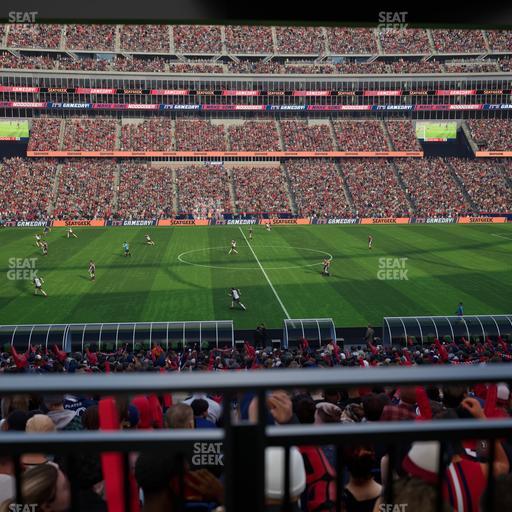 Gillette Stadium - Section 110 Seat View