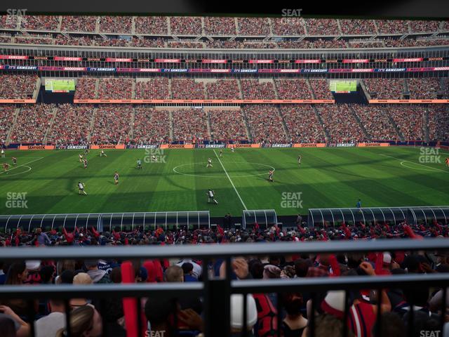 Gillette Stadium - Section 110 Seat View