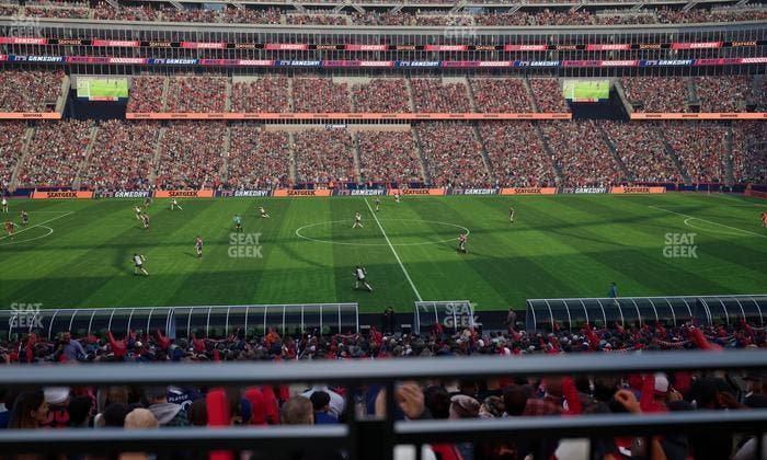 Gillette Stadium - Section 110 Seat View