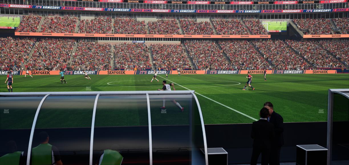 Gillette Stadium - Section 110 Seat View