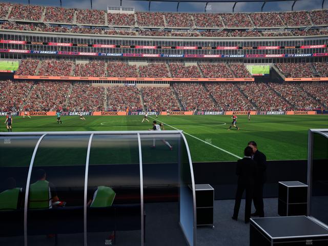 Gillette Stadium - Section 110 Seat View