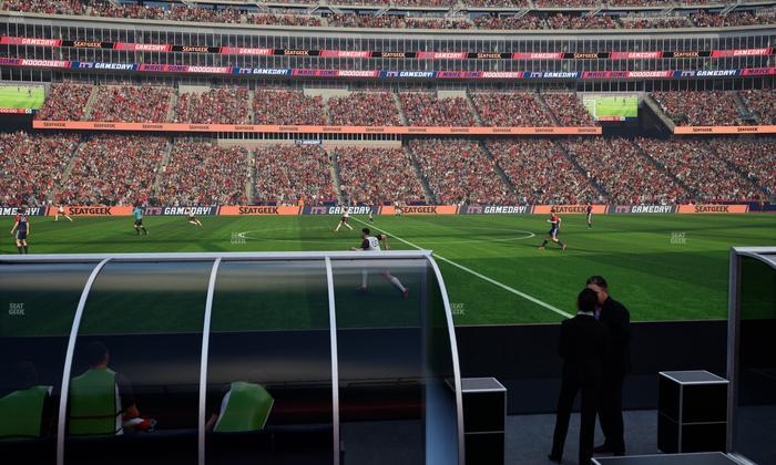 Gillette Stadium - Section 110 Seat View