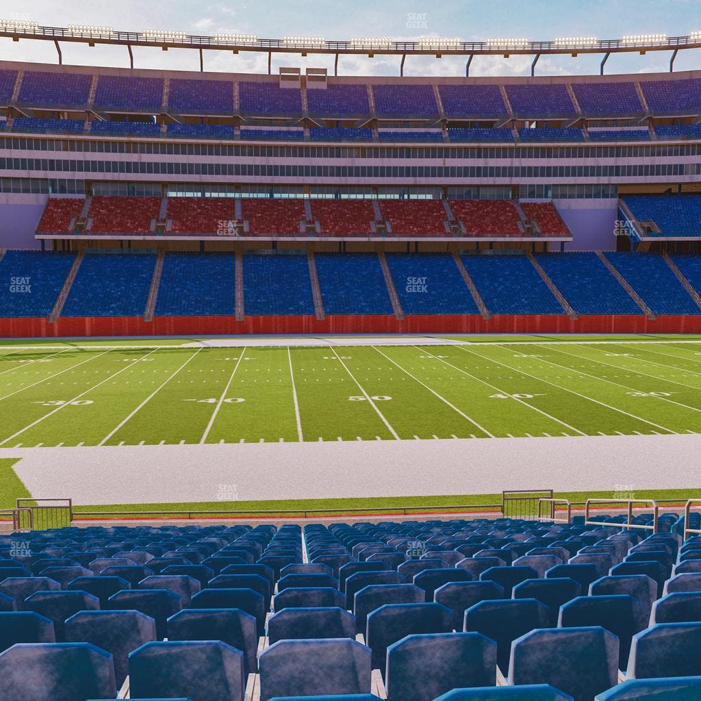 Gillette Stadium - Section 110 Seat View
