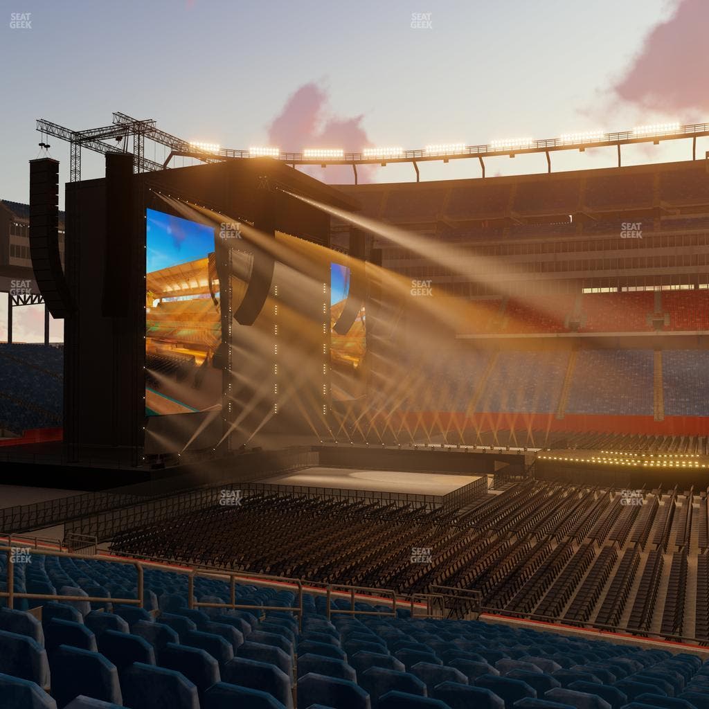 Gillette Stadium - Section 110 Seat View