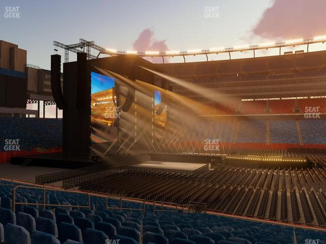 Gillette Stadium - Section 110 Seat View