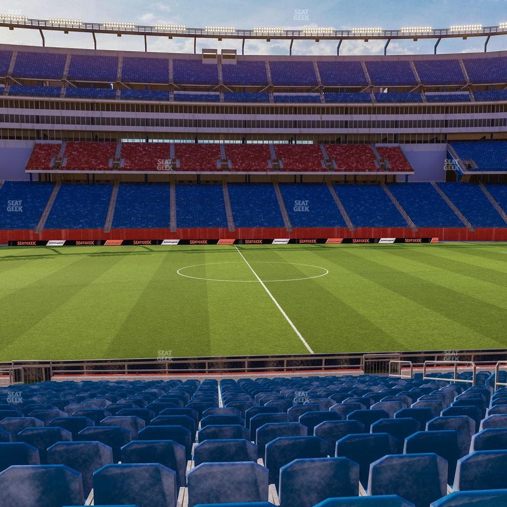 Gillette Stadium - Section 110 Seat View