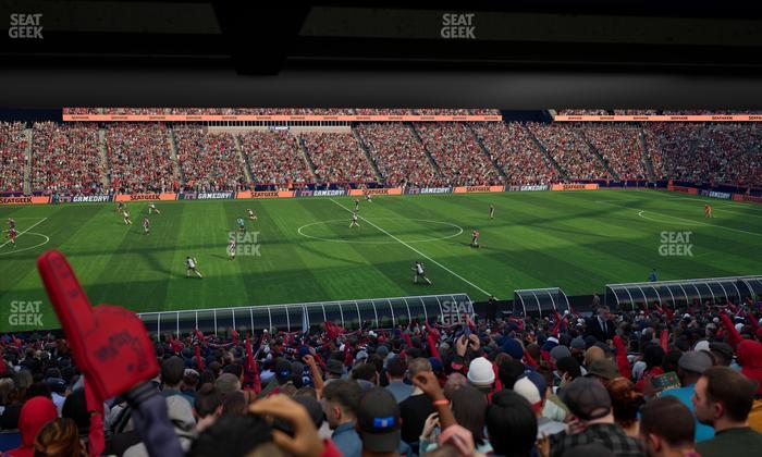 Gillette Stadium - Section 111 Seat View