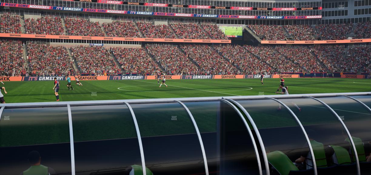 Gillette Stadium - Section 111 Seat View