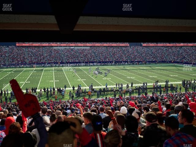 Gillette Stadium - Section 111 Seat View Gillette Stadium - Section 111 Seat View