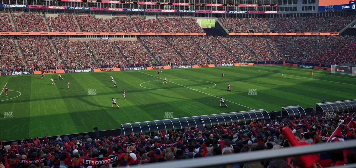 Gillette Stadium - Section 112 Seat View