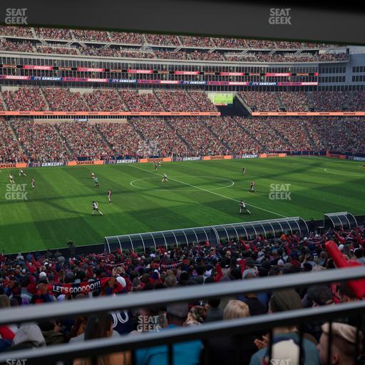 Gillette Stadium - Section 112 Seat View