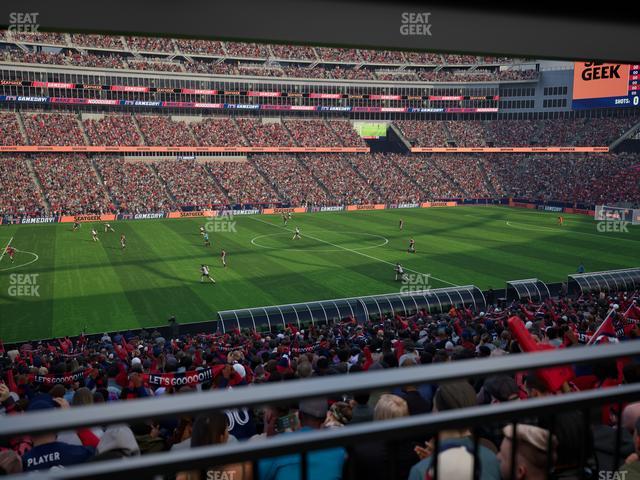 Gillette Stadium - Section 112 Seat View