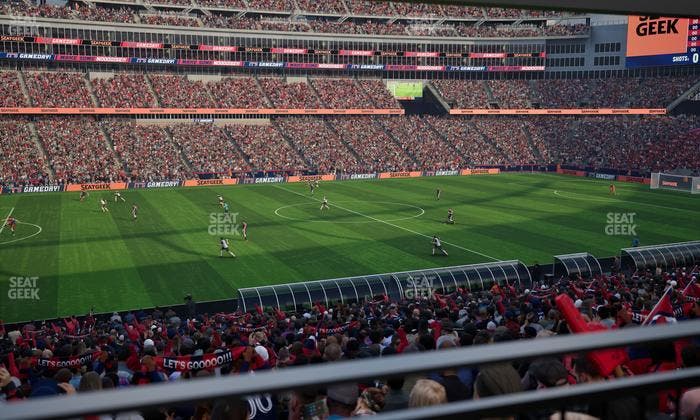 Gillette Stadium - Section 112 Seat View