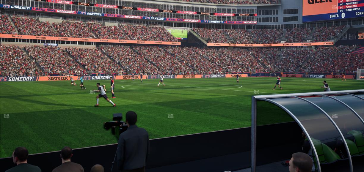 Gillette Stadium - Section 112 Seat View