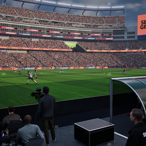 Gillette Stadium - Section 112 Seat View