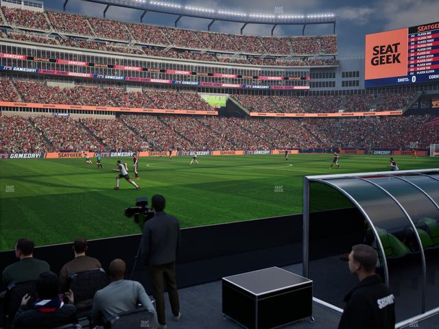 Gillette Stadium - Section 112 Seat View