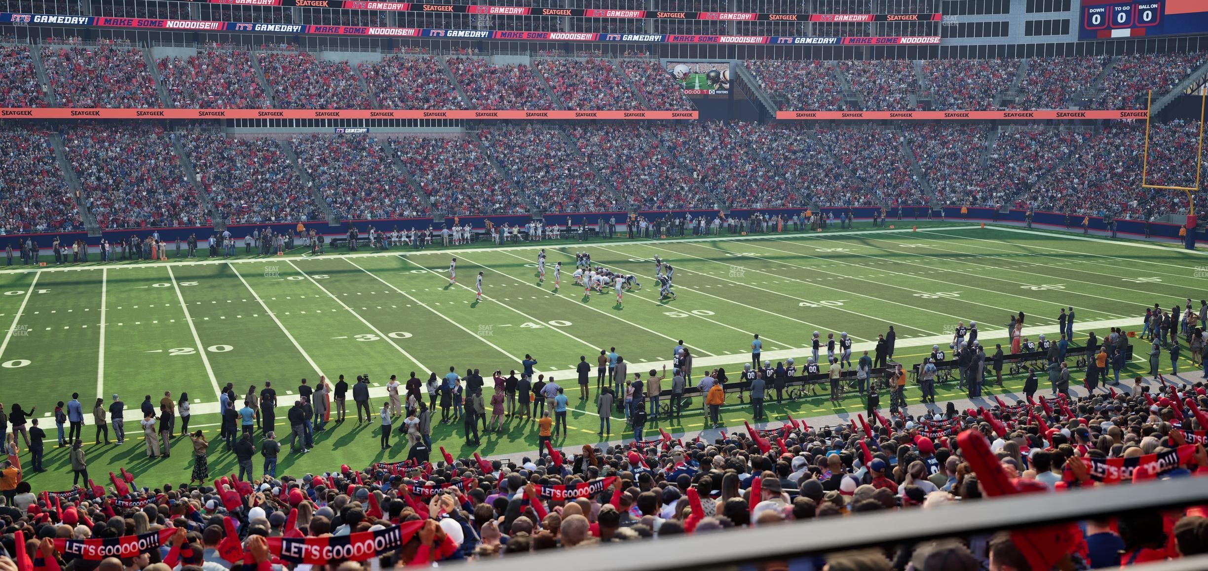 Gillette Stadium - Section 112 Seat View