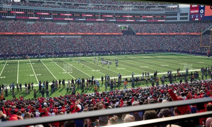 Gillette Stadium - Section 112 Seat View
