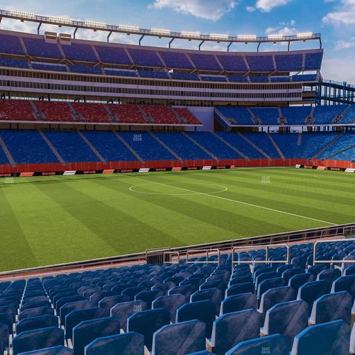 Gillette Stadium - Section 112 Seat View