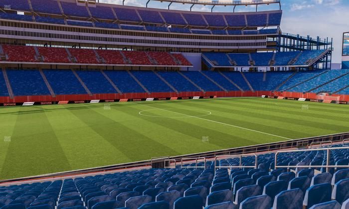Gillette Stadium - Section 112 Seat View