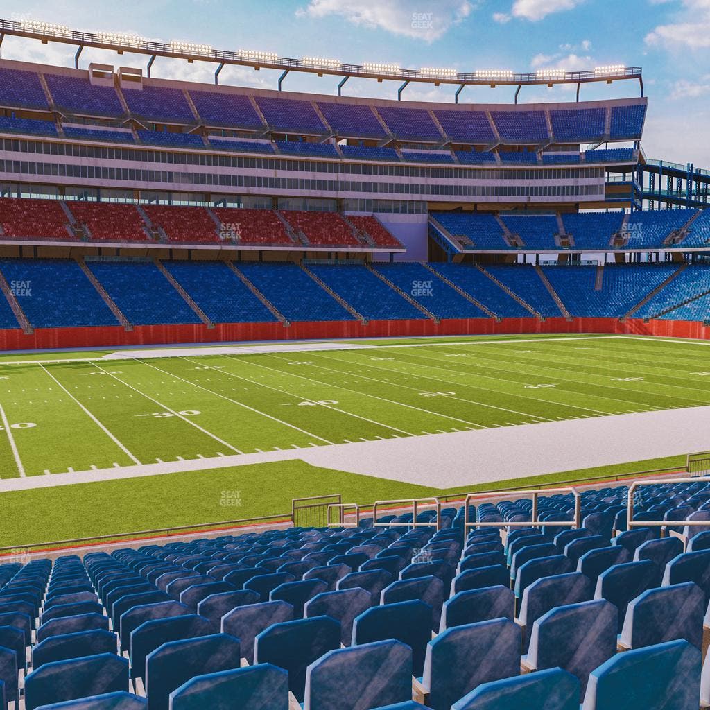 Gillette Stadium - Section 112 Seat View
