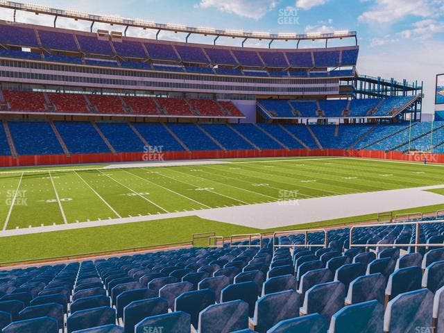 Gillette Stadium - Section 112 Seat View