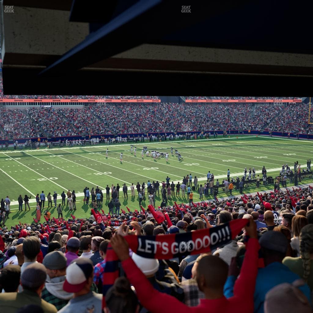 Gillette Stadium - Section 113 Seat View