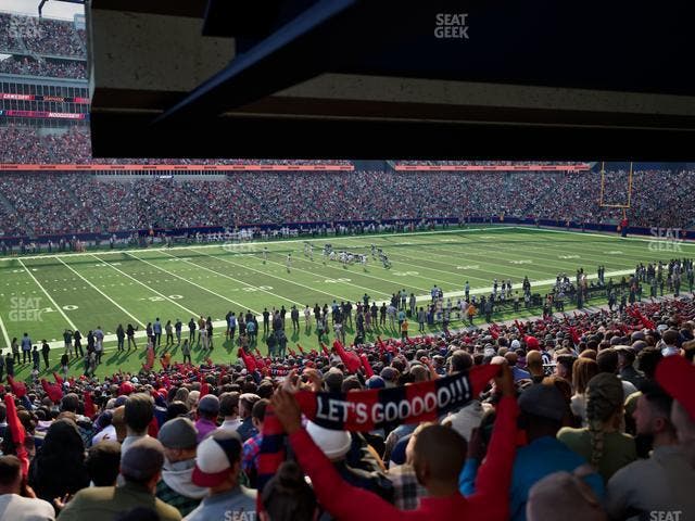 Gillette Stadium - Section 113 Seat View Gillette Stadium - Section 113 Seat View