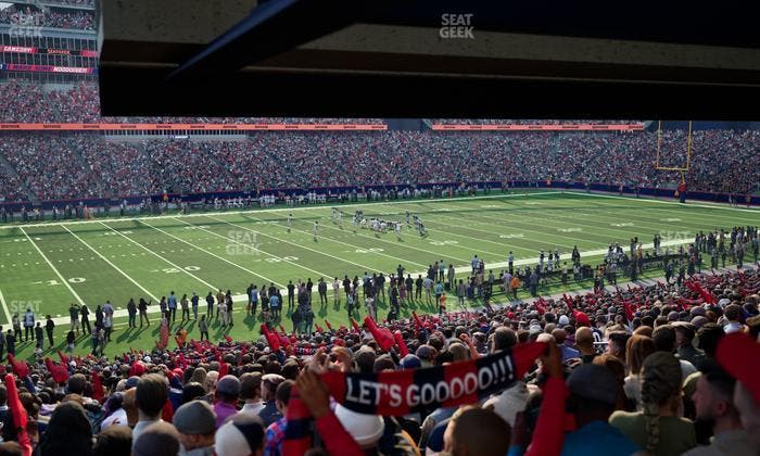 Gillette Stadium - Section 113 Seat View