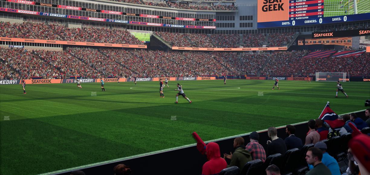 Gillette Stadium - Section 113 Seat View