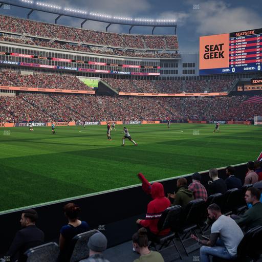 Gillette Stadium - Section 113 Seat View