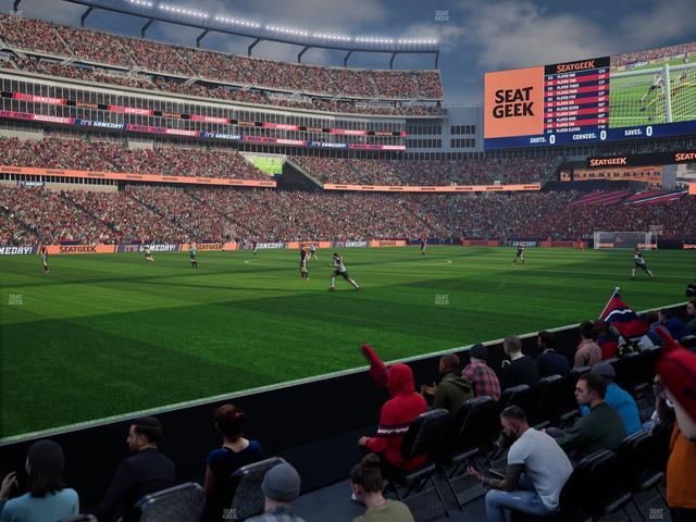 Gillette Stadium - Section 113 Seat View
