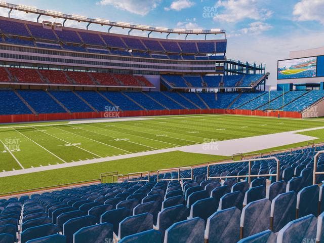 Gillette Stadium - Section 113 Seat View