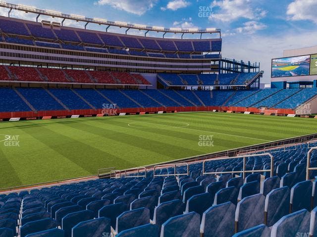 Gillette Stadium - Section 113 Seat View
