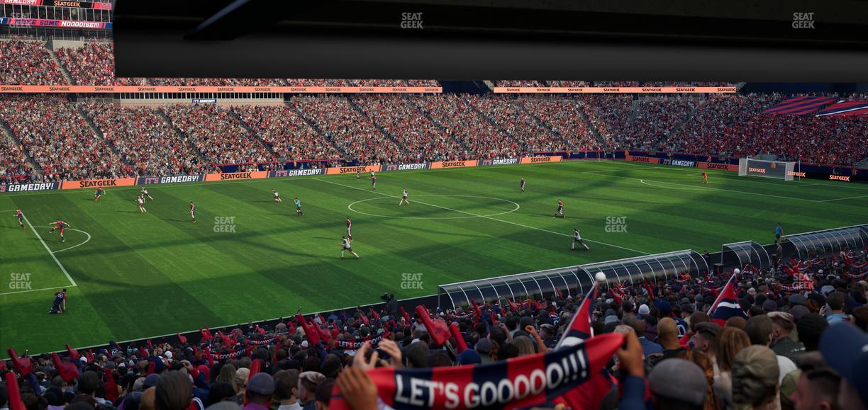 Gillette Stadium - Section 113 Seat View