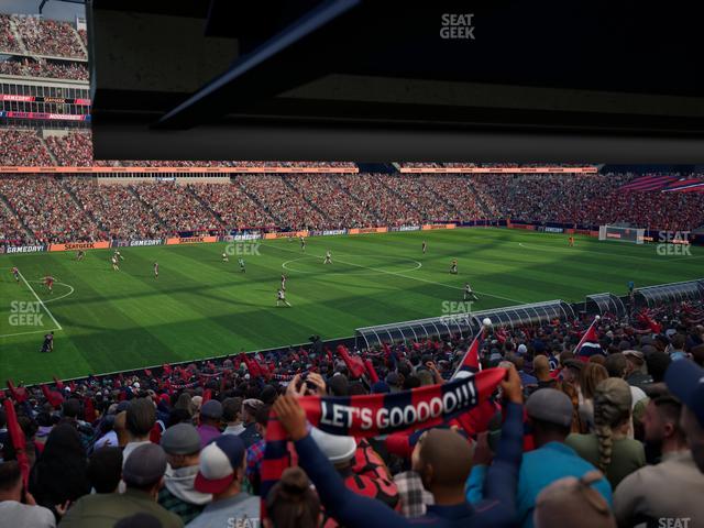 Gillette Stadium - Section 113 Seat View