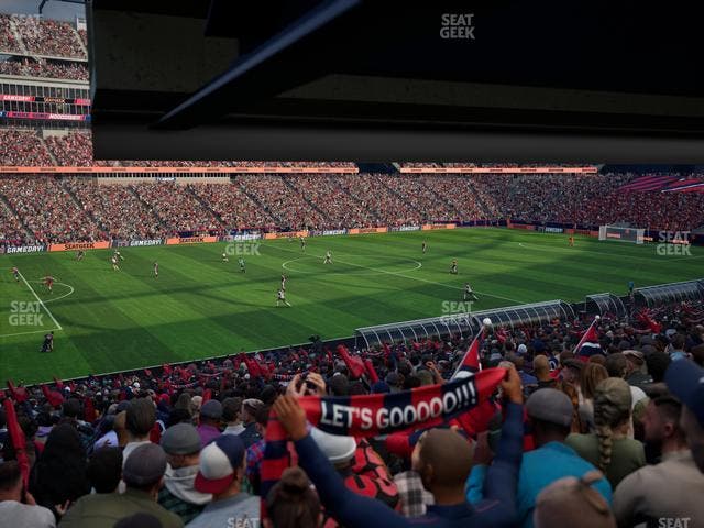 Gillette Stadium - Section 113 Seat View